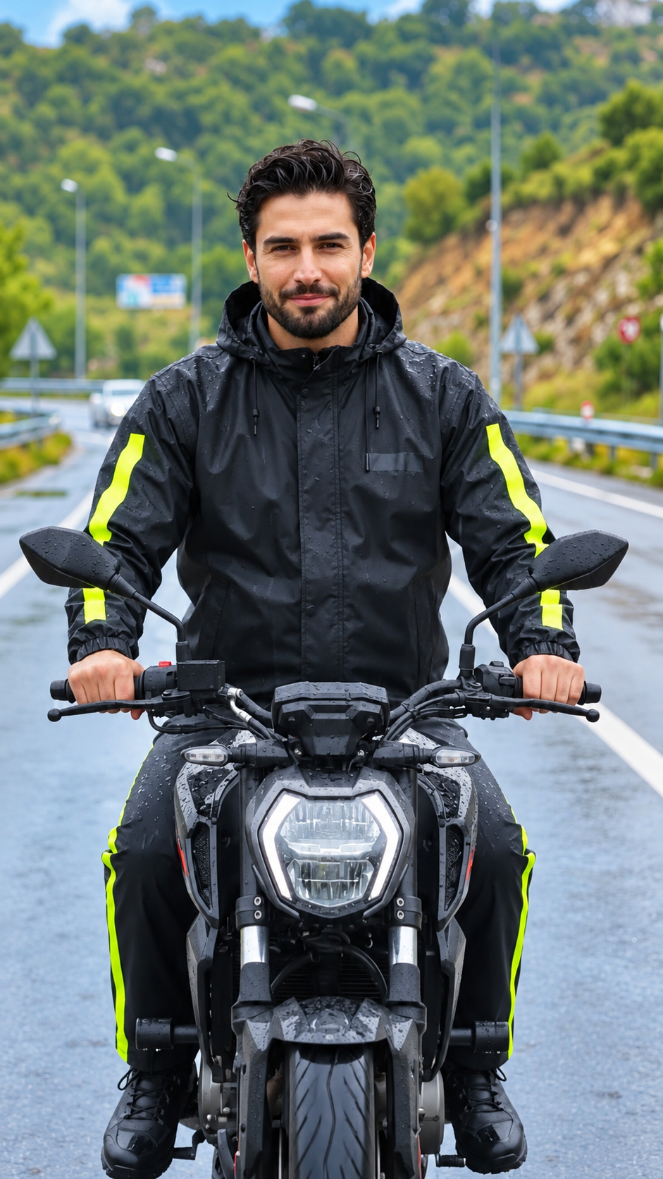 ☔ %100 Su Geçirmez Motorcu Yağmurluk Takımı 🌧️
